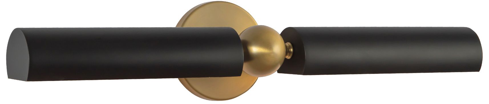 Image 6 Cole 23-in Brushed Gold and Matte Black Wall/Picture Light more views