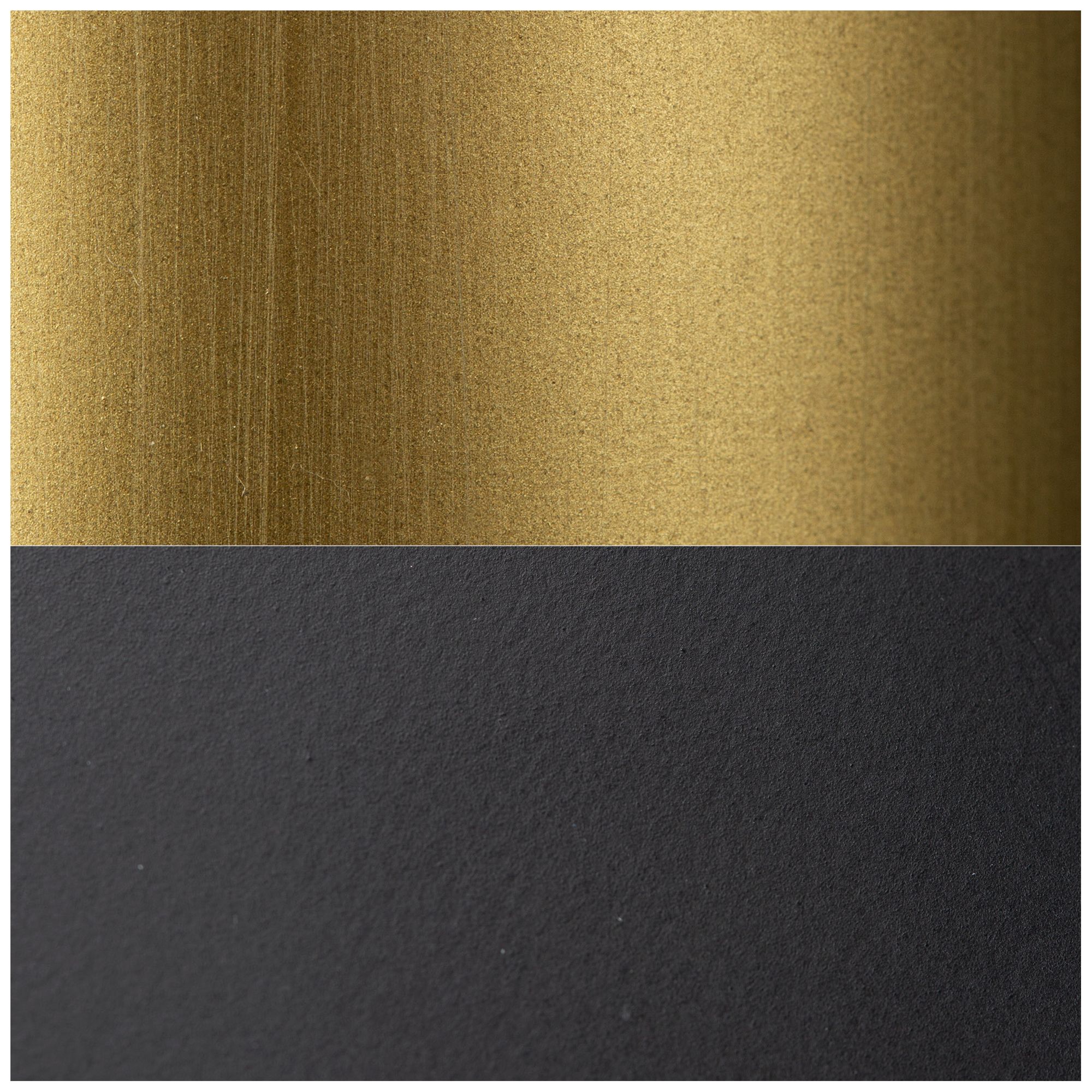 Cole 23-in Brushed Gold and Matte Black Wall/Picture Light