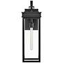 3_Cole 25" High Black Rectangular Outdoor Wall Light more views