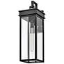 4_Cole 25" High Black Rectangular Outdoor Wall Light more views
