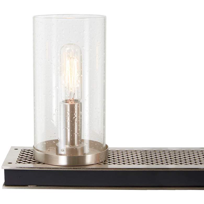 Image 2 Cole's Crossing 40"W Coal Nickel 5-Light Island Chandelier more views