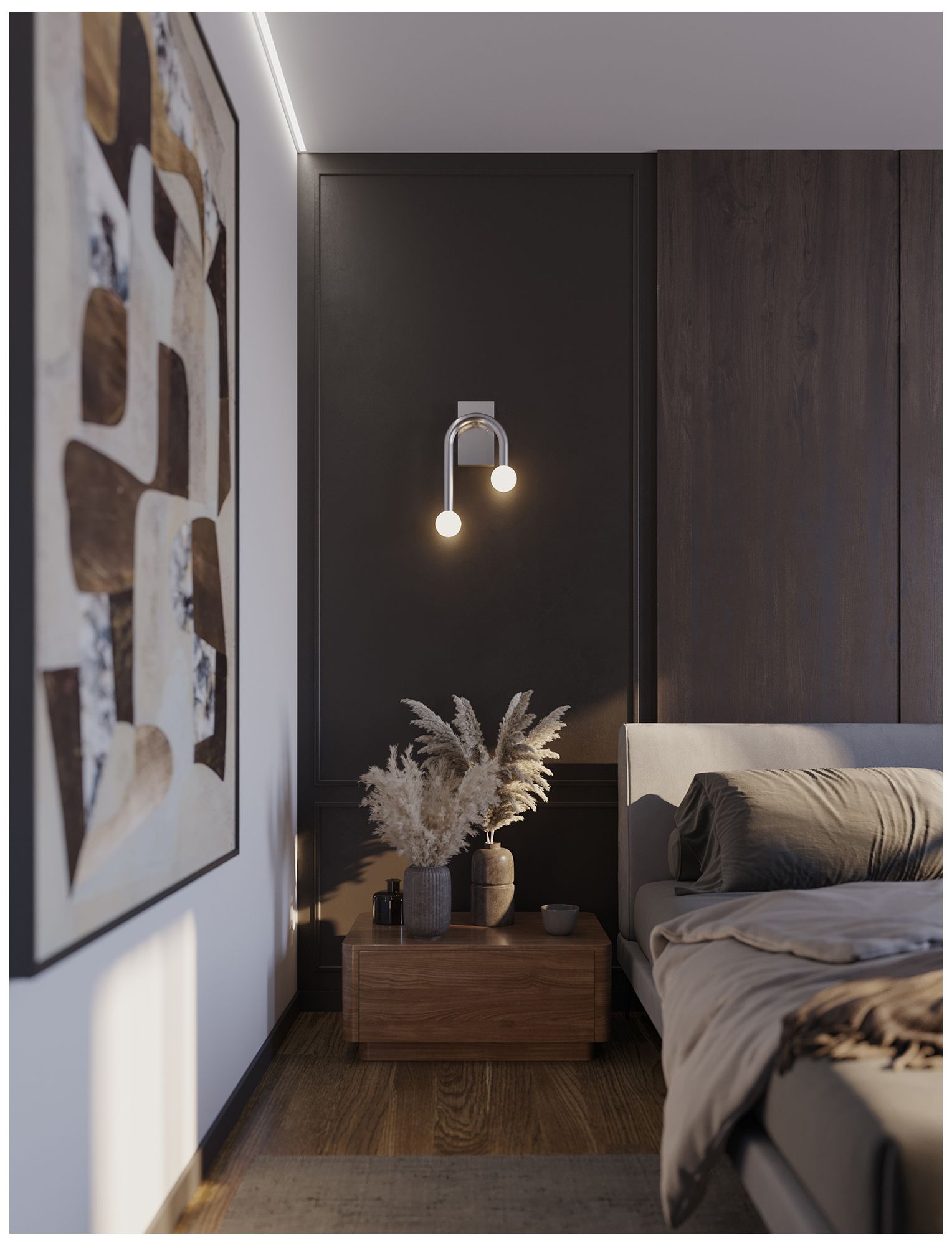 Image 4 Colette 17" High Polished Chrome LED Wall Sconce more views