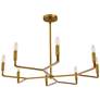 2_Colette 32" Wide 8 Light Aged Brass Chandelier
