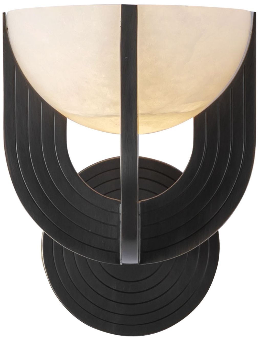 Image 2 Colette 8 1/4" High Urban Bronze LED Wall Sconce