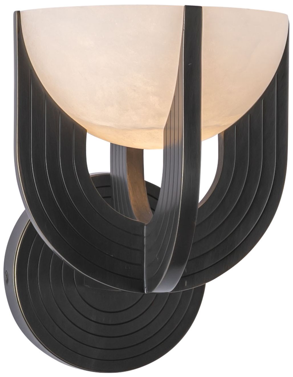 Image 3 Colette 8 1/4" High Urban Bronze LED Wall Sconce more views