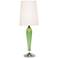 Colette Apple Glass Table Lamp with Ivory Ipanema Shade