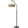 Colette Bronze Downbridge Arc Floor Lamp