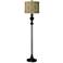 Colette Giclee Glow Black Bronze Floor Lamp