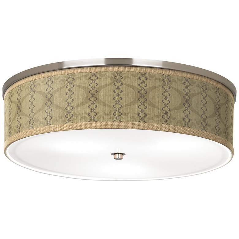 Image 1 Colette Giclee Nickel 20 1/4 inch Wide Ceiling Light