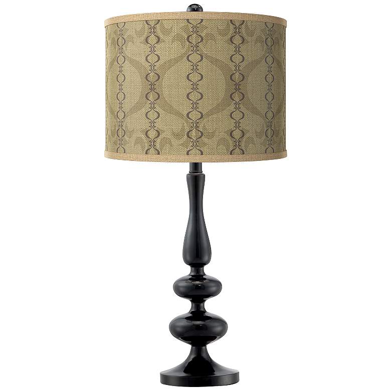 Image 1 Colette Giclee Paley Black Table Lamp