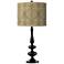 Colette Giclee Paley Black Table Lamp