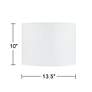 Colette Pattern Giclee Glow Lamp Shade 13.5x13.5x10 (Spider)