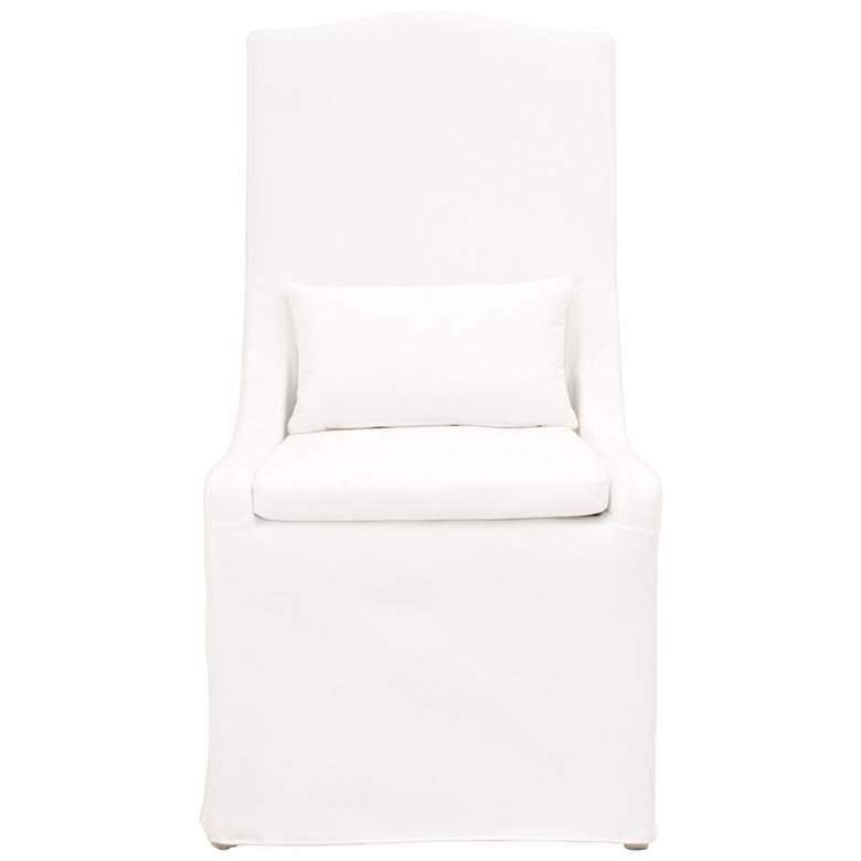 Image 1 Colette Slipcover Dining Chair, LiveSmart Peyton-Pearl, Set of 2