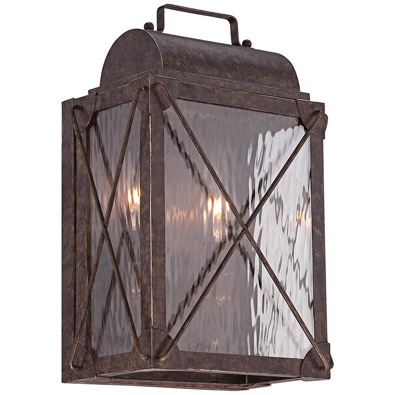 Image 1 Colfax 10 3/4" High Etruscan Bronze Outdoor Wall Sconce