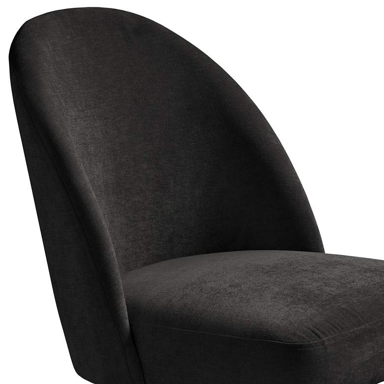 Image 3 Colford Charcoal Chenille Fabric Dining Chairs Set of 2 more views