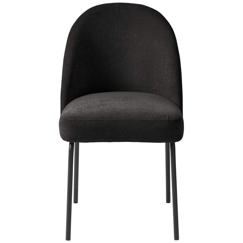 Image 5 Colford Charcoal Chenille Fabric Dining Chairs Set of 2 more views