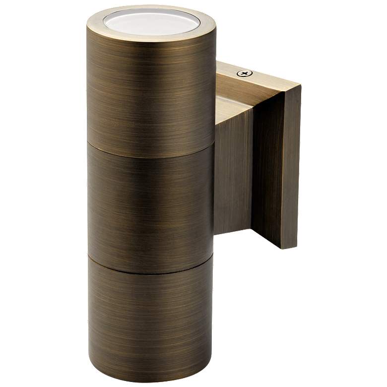 Image 1 Colin 4 1/4"W Centennial Brass Outdoor Deck Light