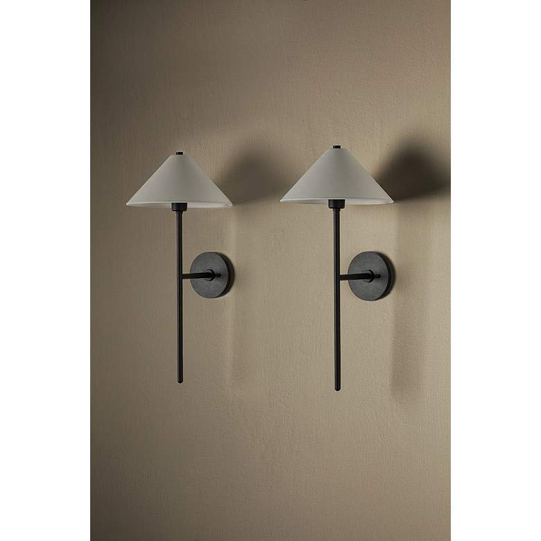 Image 2 Colin King x Troy Lighting Cedar 25.75' Wall Sconce Forged Iron more views