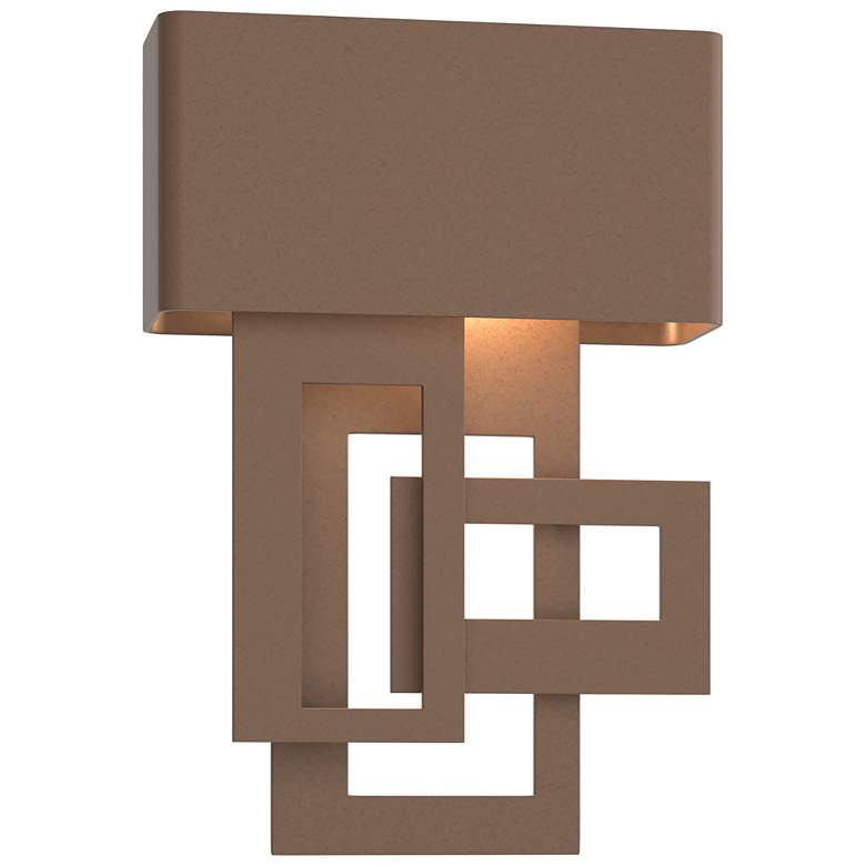 Image 1 Collage 13.8"H Dark Sky Left Coastal Bronze LED Outdoor Sconce