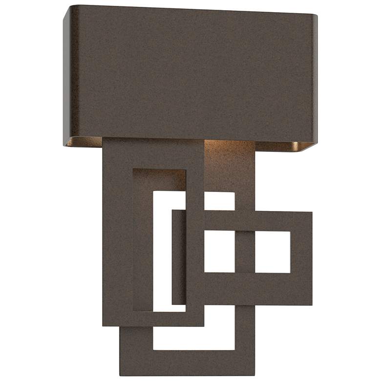 Image 1 Collage 13.8"H Dark Sky Left Coastal Oil Rubbed Bronze LED Outdoor Sco