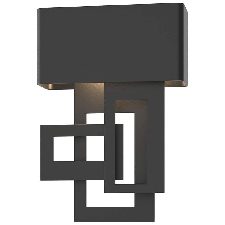 Image 1 Collage 13.8"H Dark Sky Right Coastal Black LED Outdoor Sconce