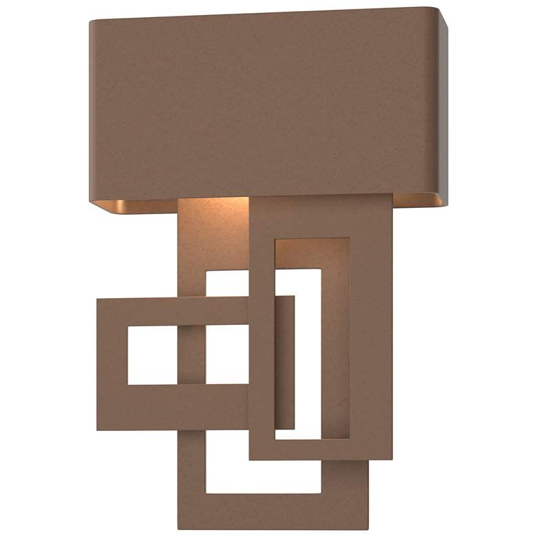 Image 1 Collage 13.8"H Dark Sky Right Coastal Bronze LED Outdoor Sconce