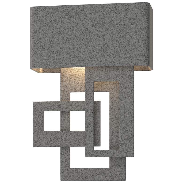Image 1 Collage 13.8"H Dark Sky Right Coastal Natural Iron LED Outdoor Sconce