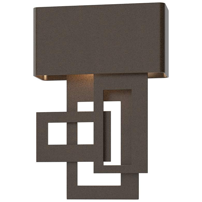 Image 1 Collage 13.8"H Dark Sky Right Coastal Oil Rubbed Bronze LED Outdoor Sc
