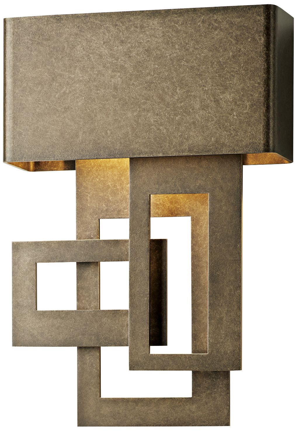 Collage 13.8"H Right Side Dark Sky Friendly Smoke LED Outdoor Sconce