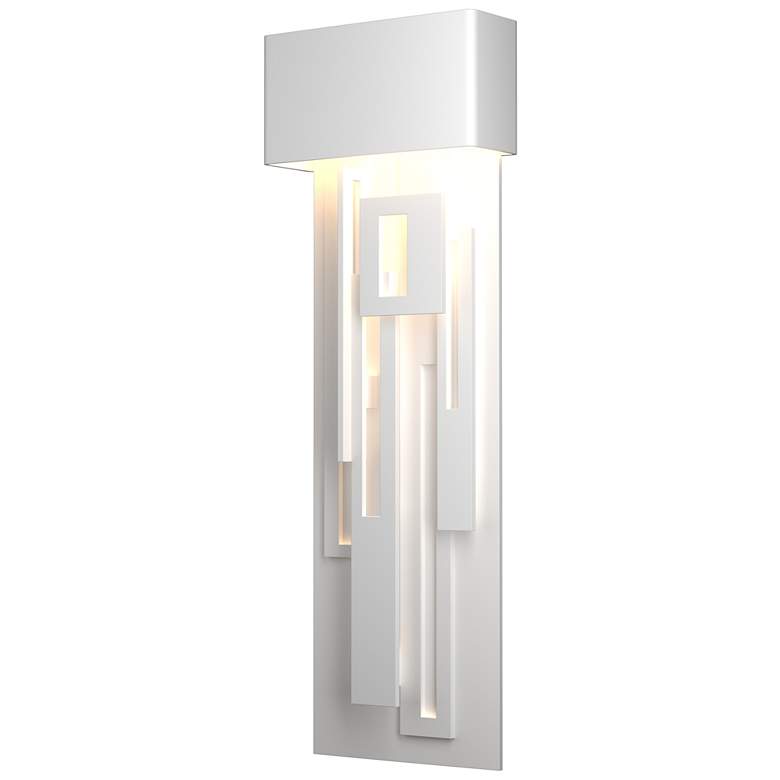 Image 1 Collage 9.5" High Large Coastal White Dark Sky LED Outdoor Sconce