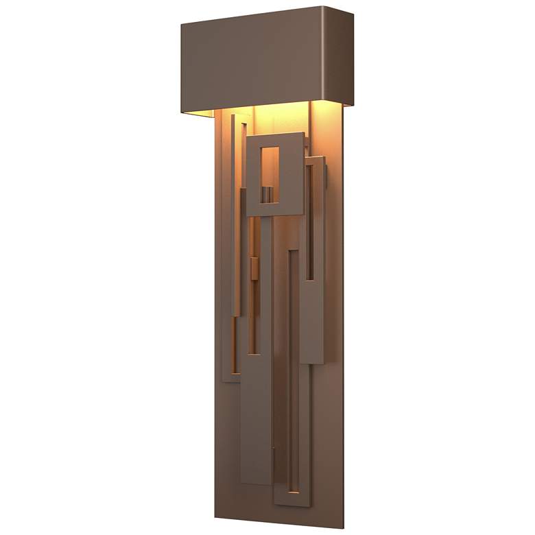 Image 1 Collage Large Dark Sky LED Outdoor Sconce - Bronze Finish