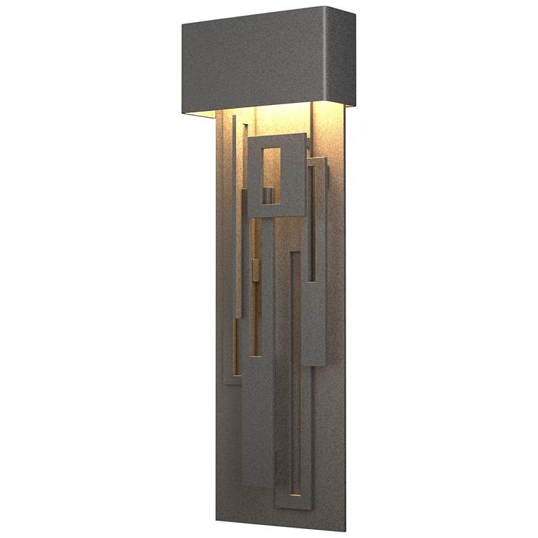 Image 1 Collage Large Dark Sky LED Outdoor Sconce - Iron Finish