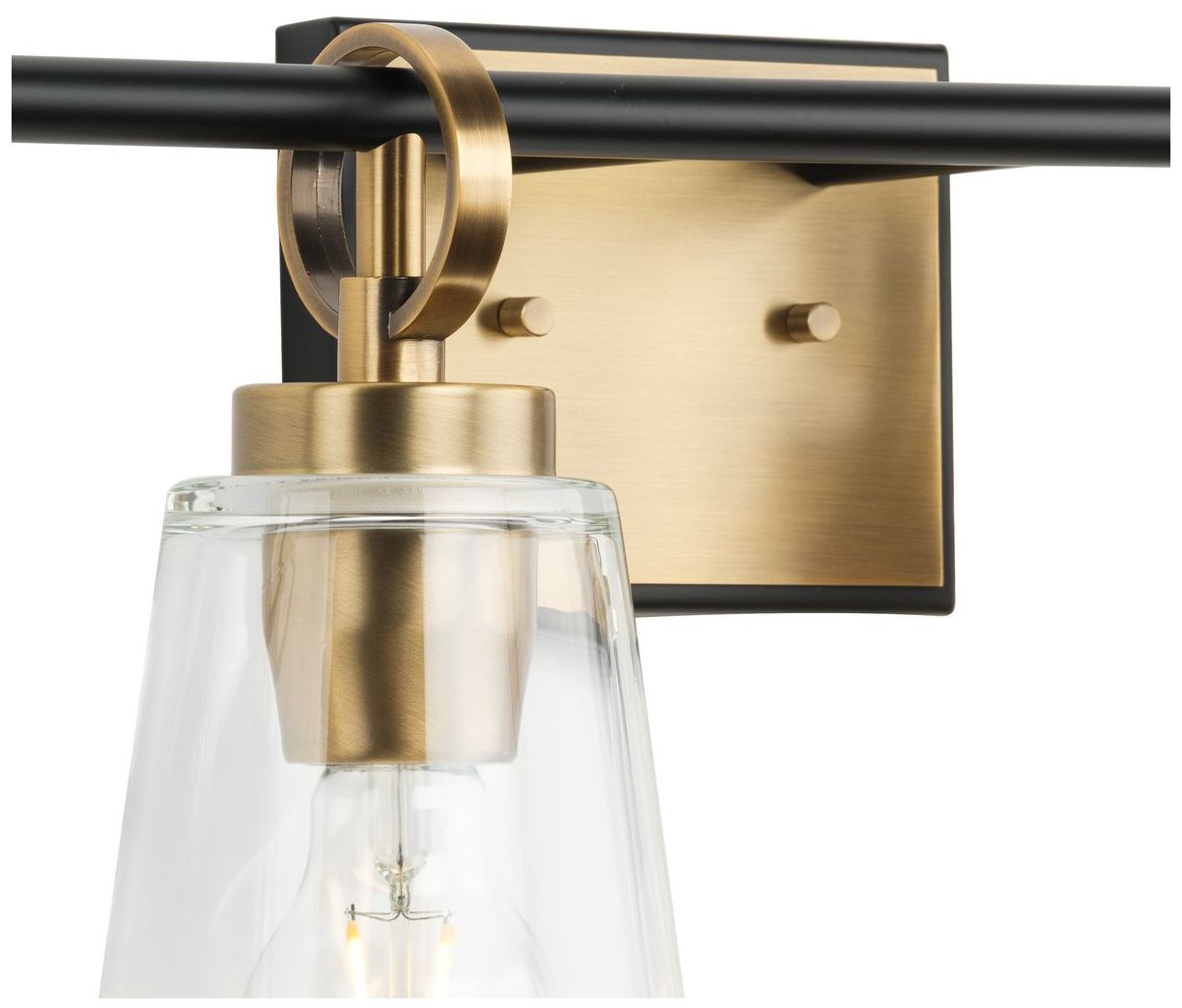 Image 6 Collection Four-Light Matte Black Luxe Industrial Bath & Vanity Light more views