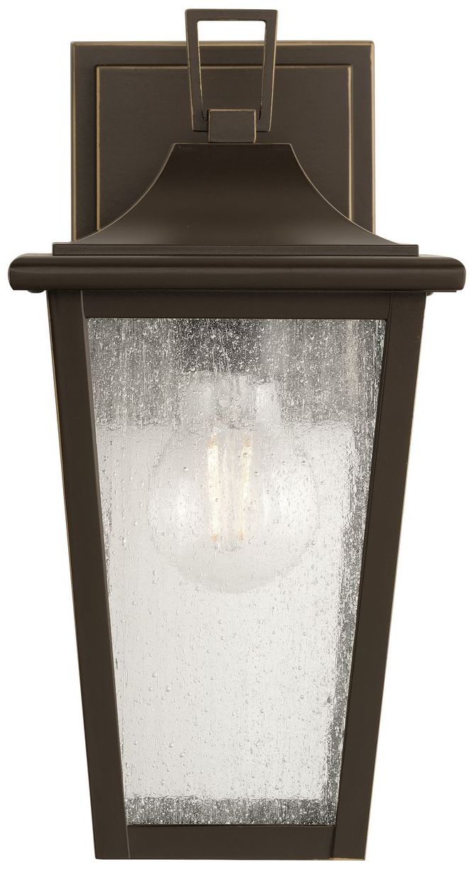 Image 5 Collection One-Light Clear Seeded Glass Outdoor Wall Lantern P560307 more views