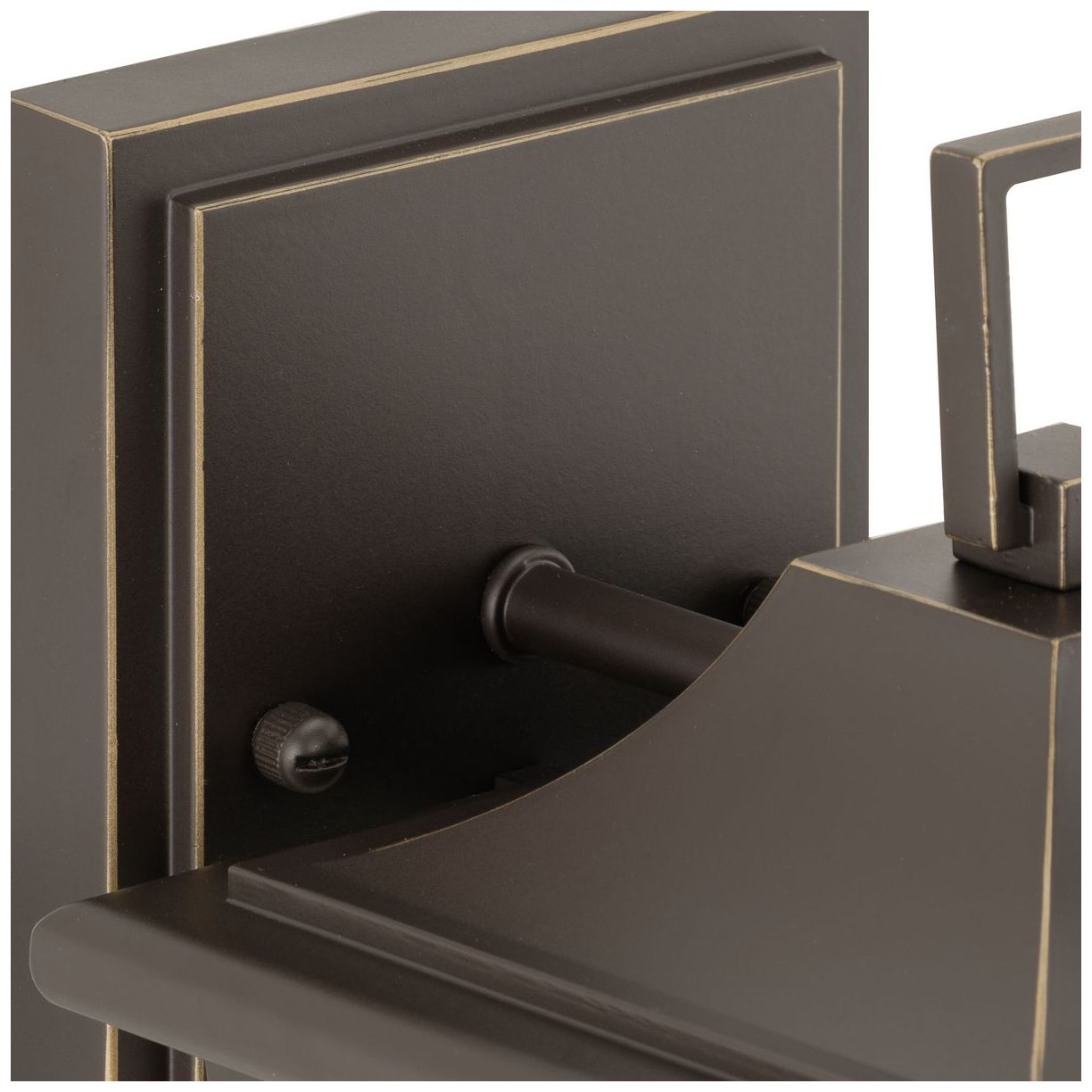 Collection One-Light Clear Seeded Glass Outdoor Wall Lantern P560307