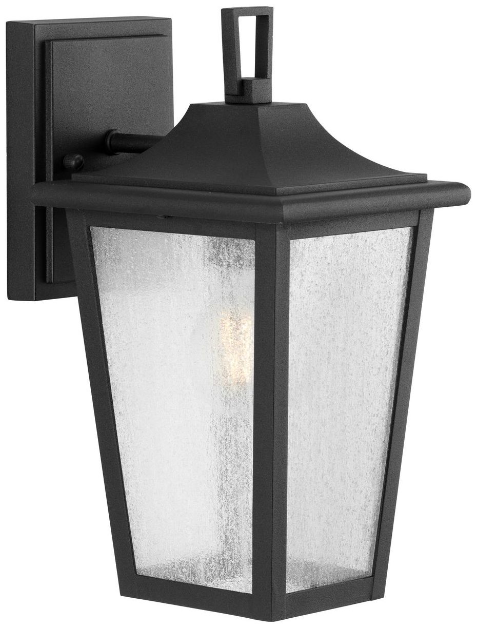 Image 5 Collection One-Light Clear Seeded Glass Outdoor Wall Lantern P560307 more views