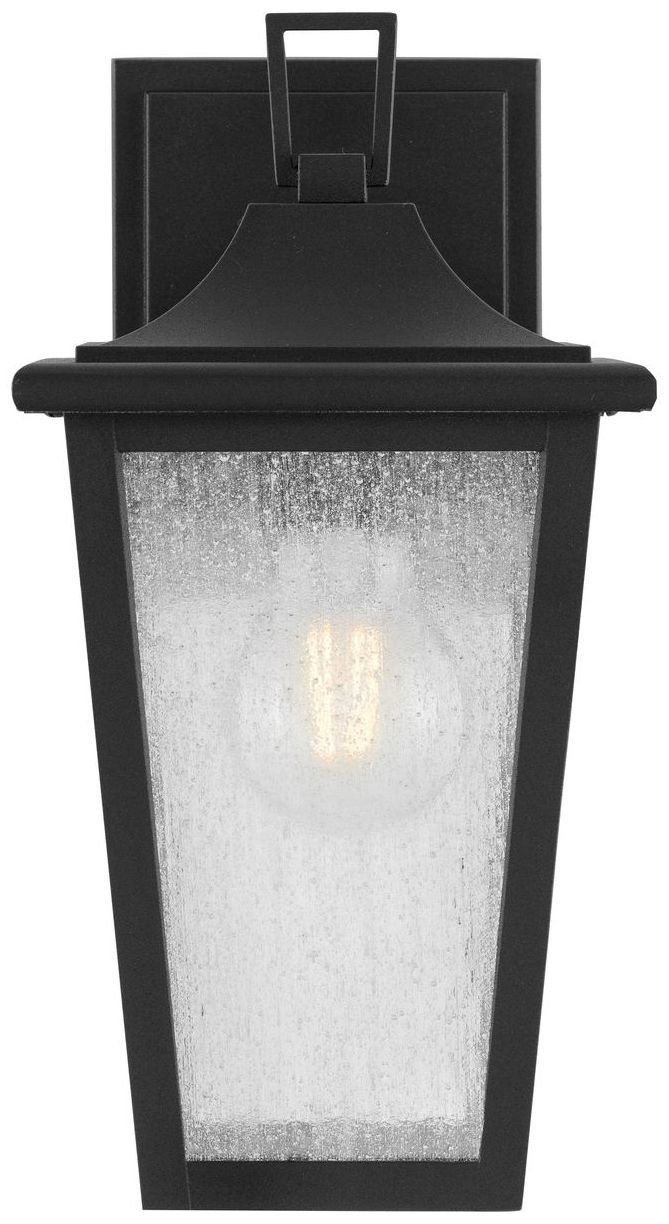 Image 6 Collection One-Light Clear Seeded Glass Outdoor Wall Lantern P560307 more views