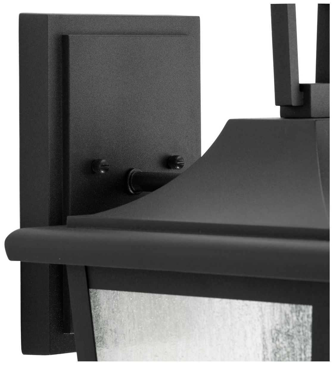 Image 7 Collection One-Light Clear Seeded Glass Outdoor Wall Lantern P560309 more views