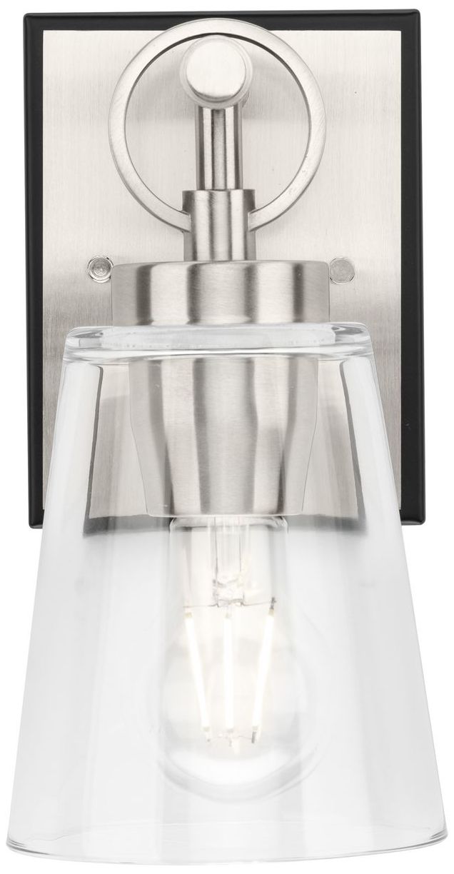 Image 5 Collection One-Light Matte Black Luxe Industrial Bath & Vanity Light more views
