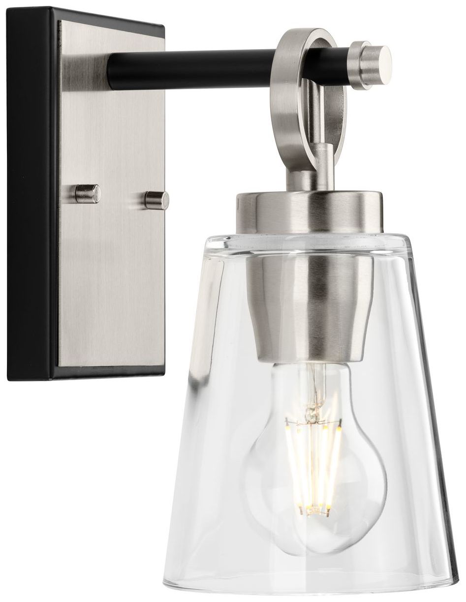 Image 6 Collection One-Light Matte Black Luxe Industrial Bath & Vanity Light more views
