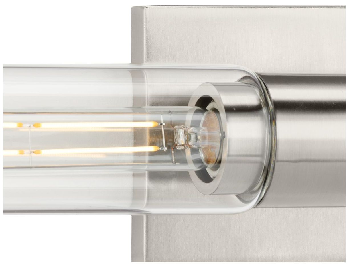 Image 5 Collection Two-Light Clear Glass Modern Style Bath Vanity Wall Light more views
