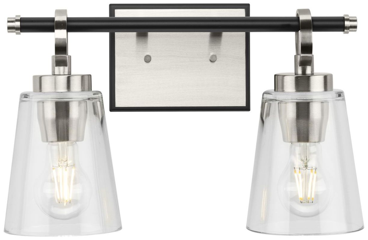 Thumbnail3 of Collection Two-Light Matte Black Luxe Industrial Bath & Vanity Light more views