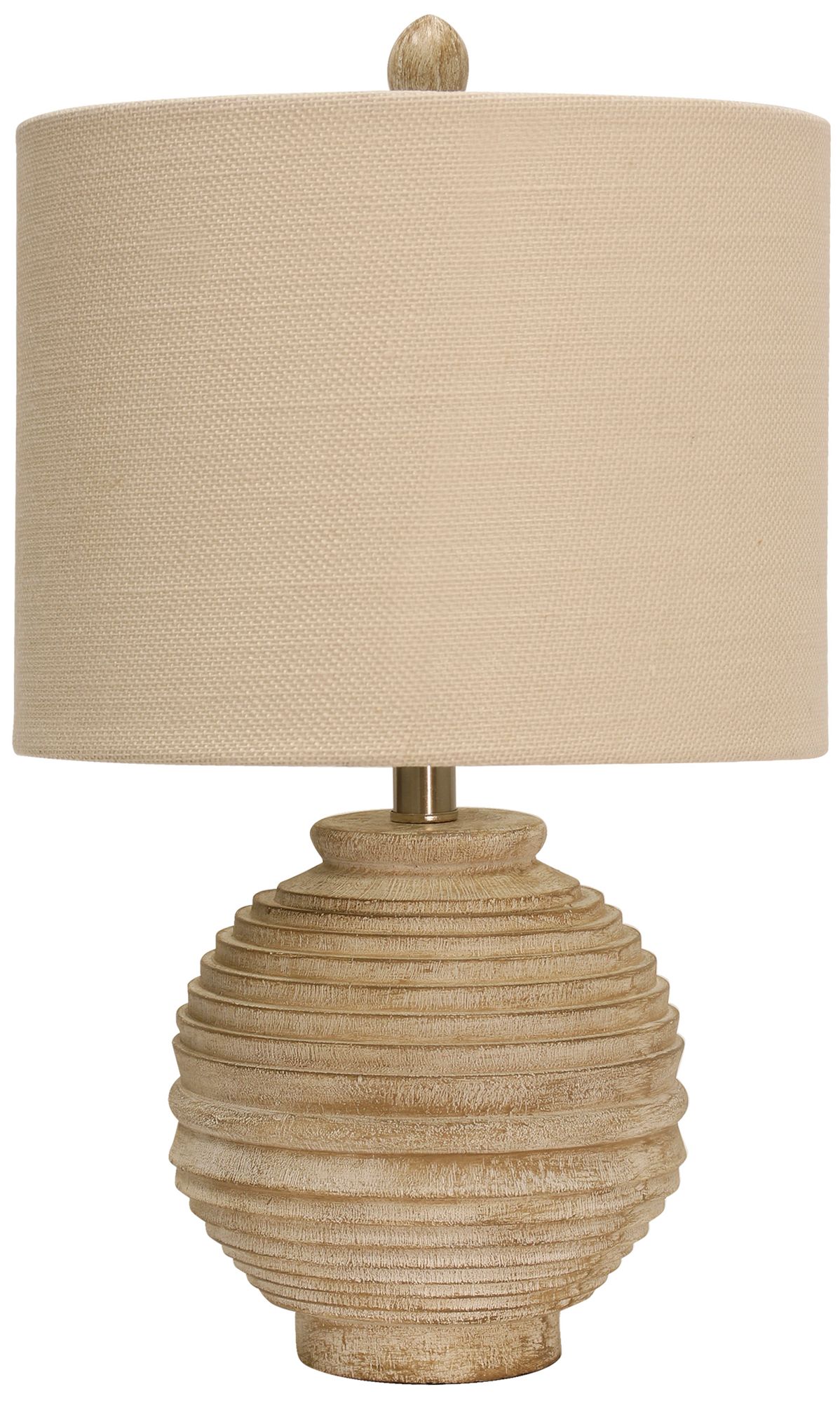 Collective Modern 21" High Distressed Beige-White Accent Table Lamp