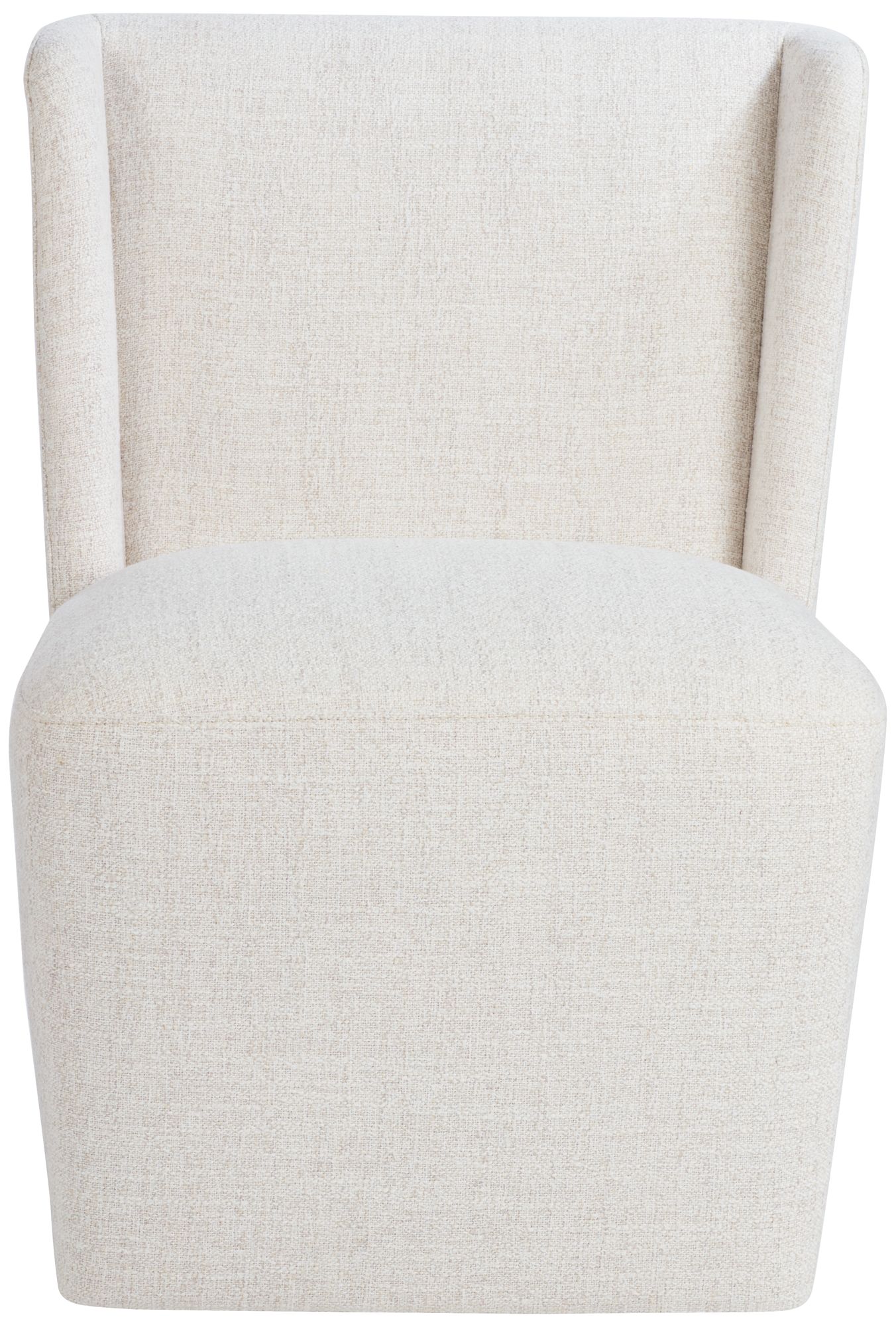 Image 7 Collette Nathan Wheat Upholstered Dining Chair with Hidden Casters Set of 4 more views
