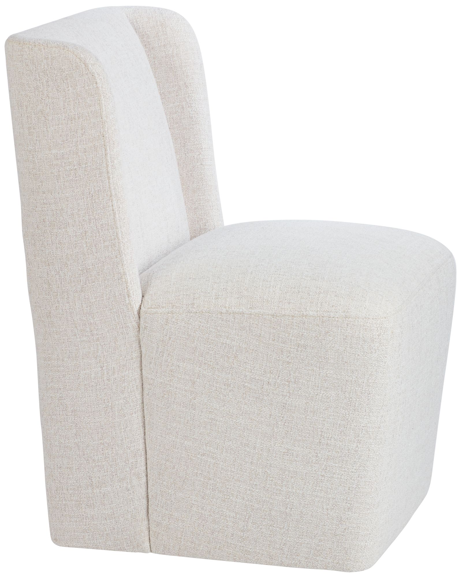 Collette Nathan Wheat Upholstered Dining Chair with Hidden Casters Set of 4
