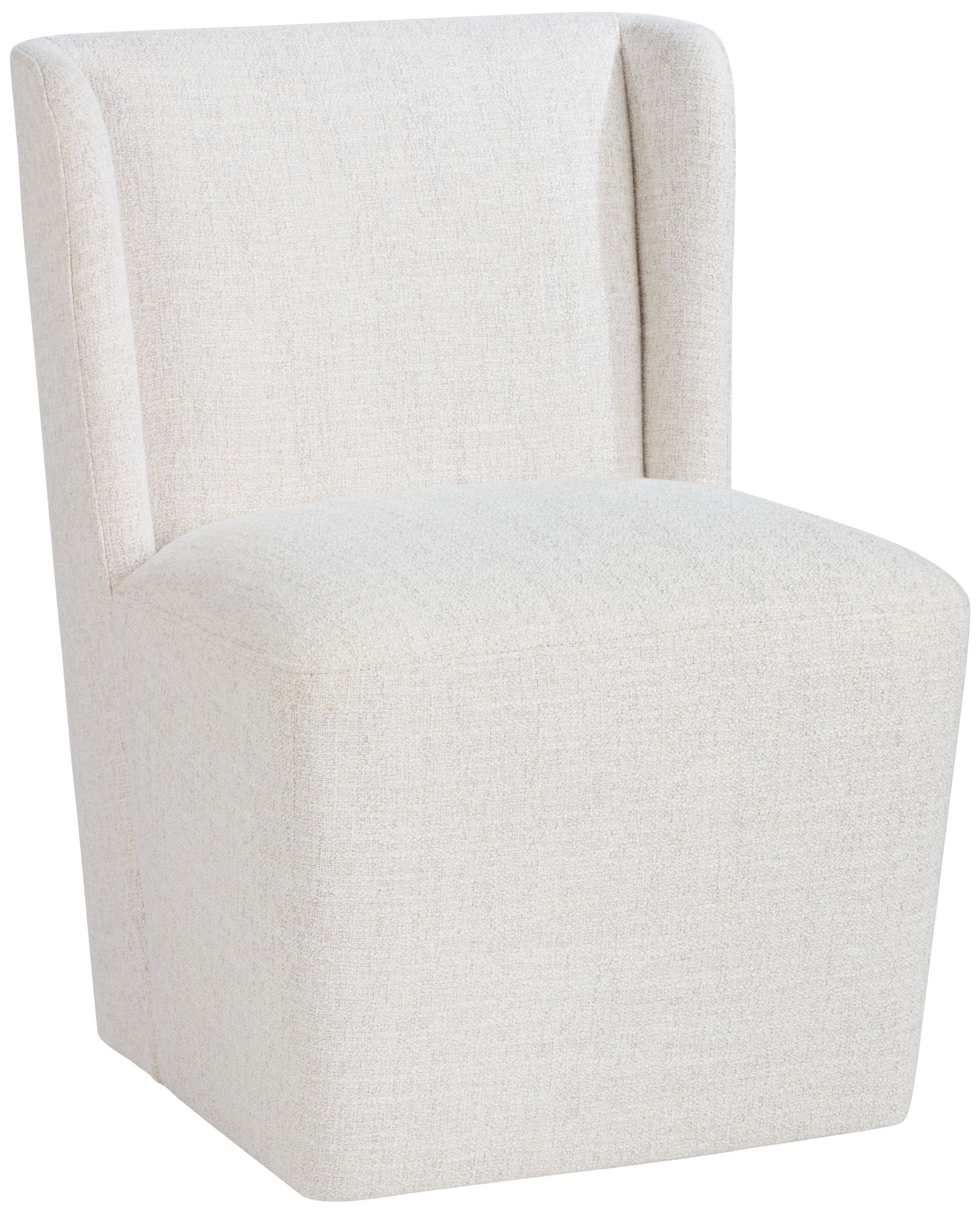 Image 2 Collette Nathan Wheat Upholstered Dining Chair with Hidden Casters