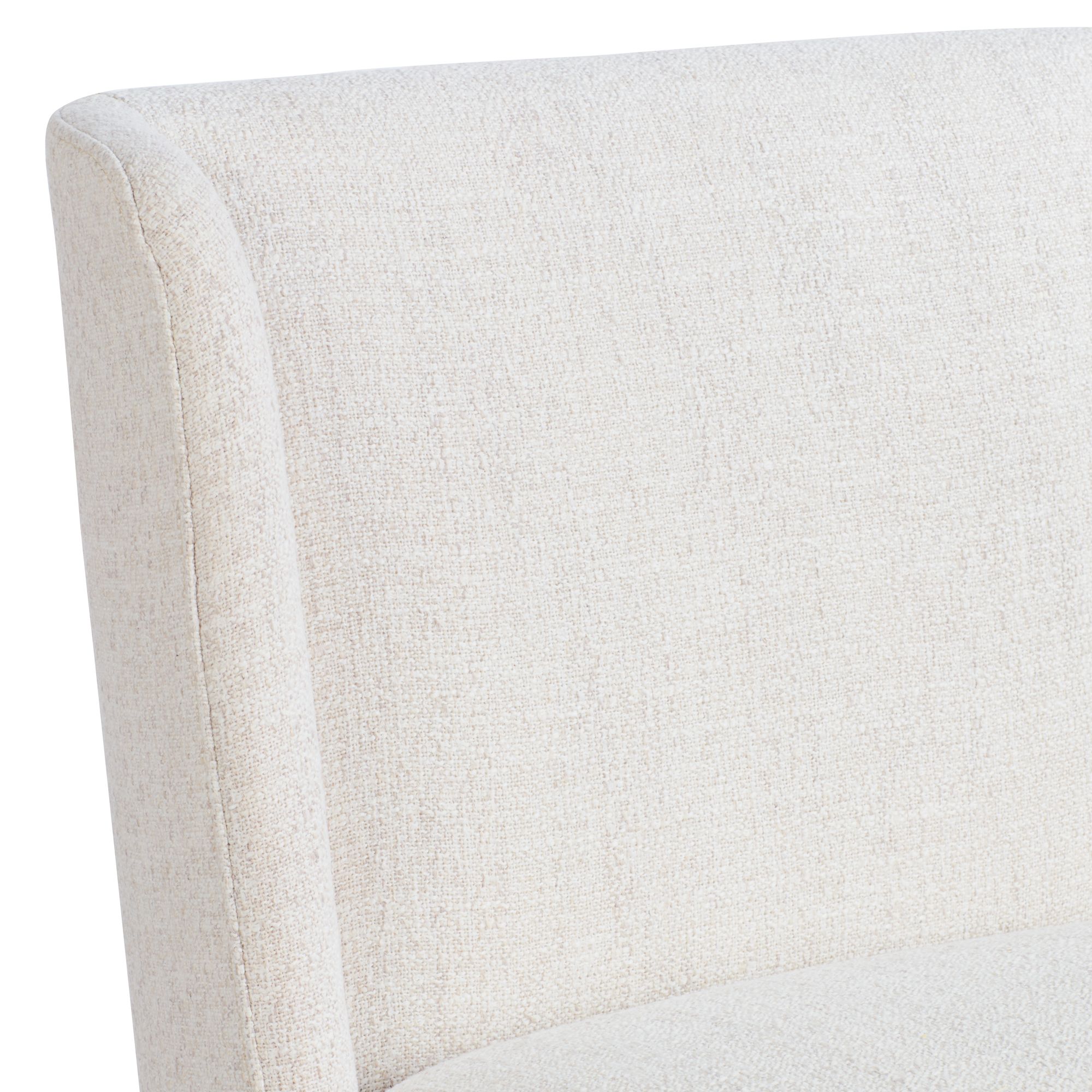 Image 4 Collette Nathan Wheat Upholstered Dining Chair with Hidden Casters more views