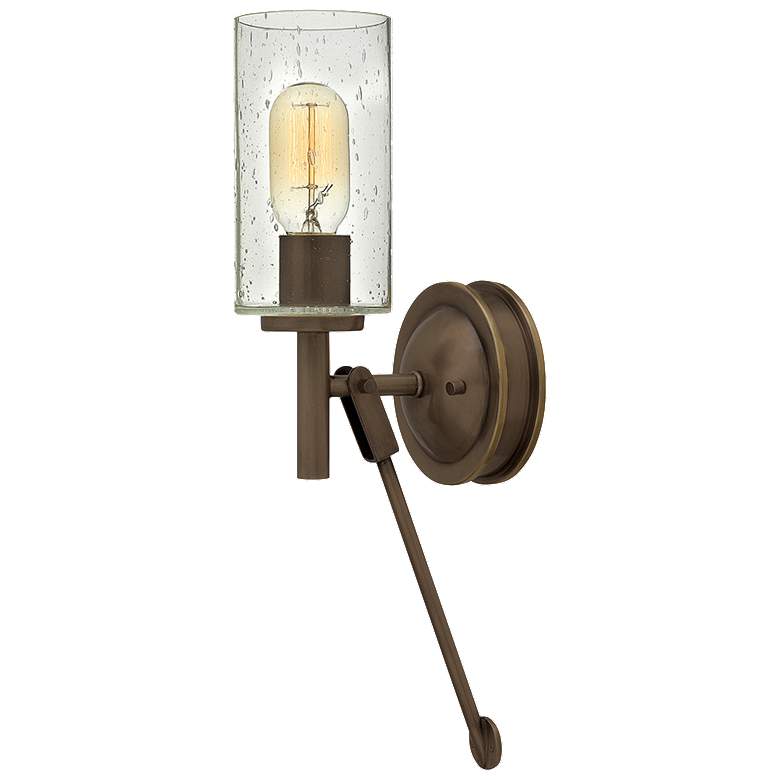 Image 1 Collier 16 3/4 inch High Bronze Wall Sconce by Hinkley Lighting