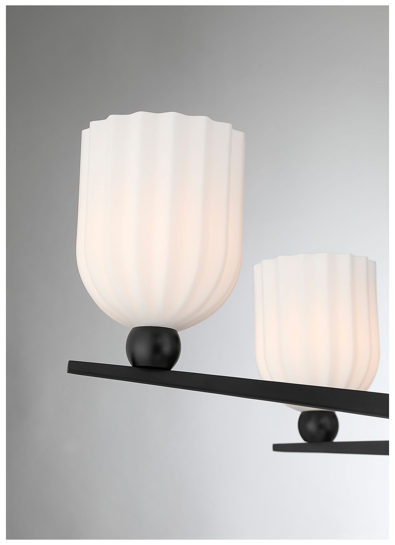 Thumbnail2 of Collier 6-Light Chandelier in Matte Black more views