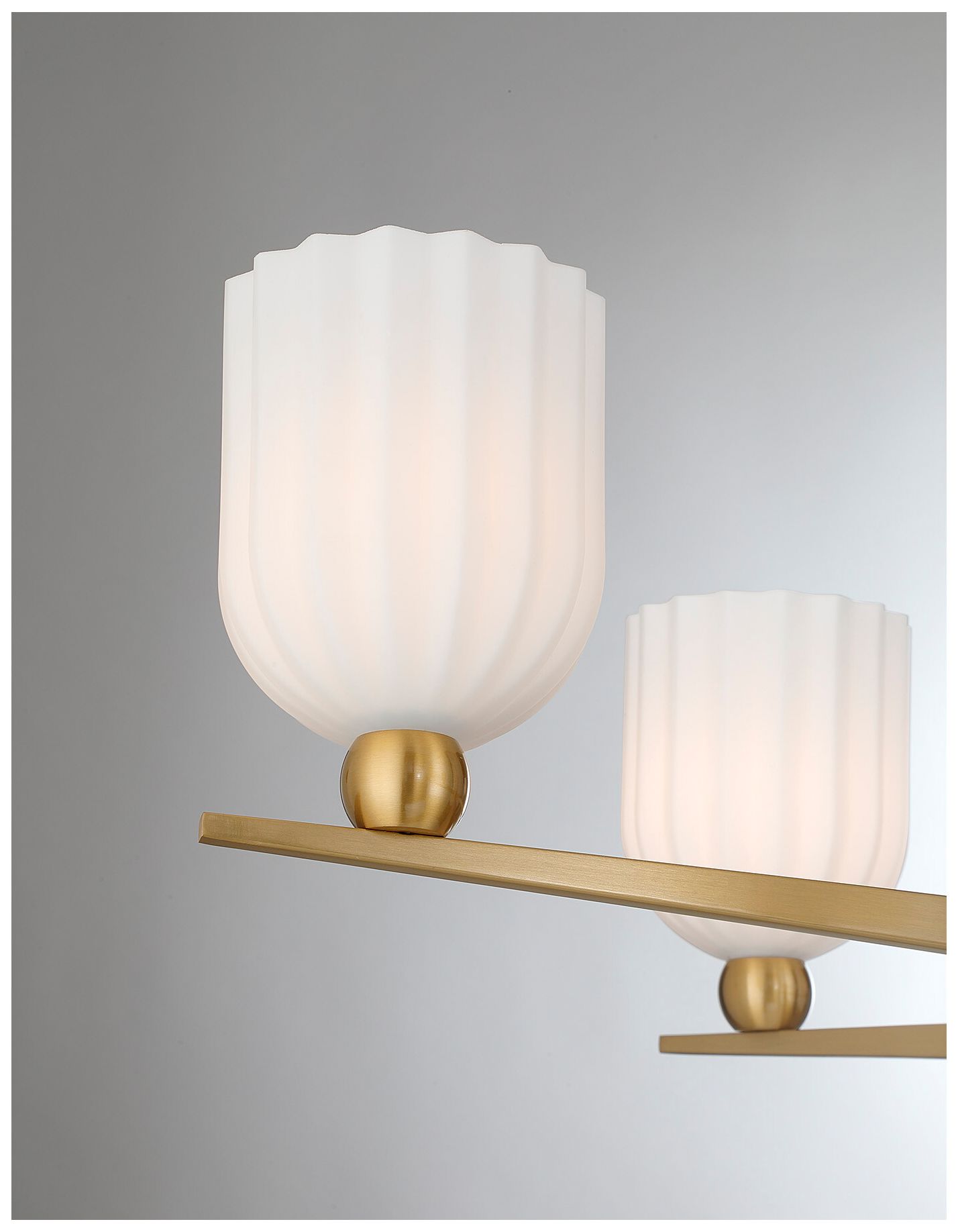 Thumbnail2 of Collier 6-Light Chandelier in Warm Brass more views